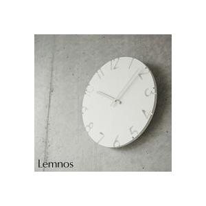 掛け時計 時計 お洒落 シンプル 祝い【Lemnos/レムノス】CARVED カーヴド L-size｜3chome-market