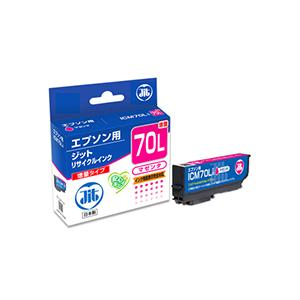 JIT EPSON ICM70L / さくらんぼ 増量 対応 リサイクルインク 単品　JIT-E70...