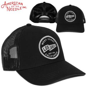 AMERICAN NEEDLE キャップ メンズ 帽子 ブランド メッシュキャップ ユニセックス ストリート カジュアル VALIN SMU679A 2023 ブラック フリーサイズ｜3direct