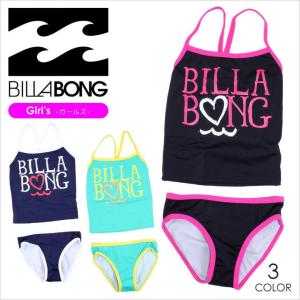 SALE セール タンキニ ガールズ BILLABONG SWIMWEAR - AE015800 - AE015-800 ビラボン ロゴ キッズ 子供用 水着 セット セパレート スイムウェア 日本正規取扱店｜3direct