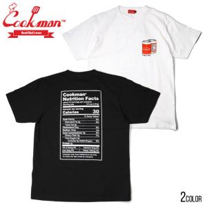 COOKMAN クックマン Tシャツ 半袖 COOKMAN TSHIRT Nutrition Facts 231-21052｜3direct