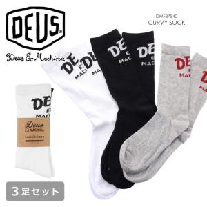 DEUS EX MACHINA デウスエクスマキナ 靴下 メンズ CURVY SOCK DMF87540｜3direct