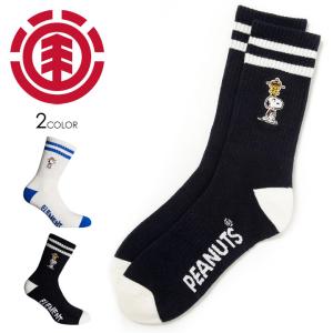 SALE セール 靴下 メンズ ソックス ハイソックス スヌーピー コラボ PEANUTS ELEMENT SOCKS BB021907 BB021｜3direct