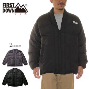 first down ダウン ファーストダウン ダウンジャケット アウター ジャケット 半纏 はんてん メンズ HANTEN DOWN JKT F142512C｜3direct