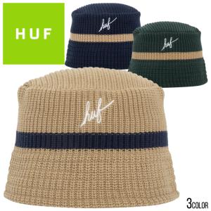 HUF ハフ バケットハット クロシェハット 帽子 メンズ レディース ストリート ブランド SCRIPT KNIT BUCKET HAT HT80056｜3direct