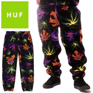 HUF ハフ パンツ スウェット メンズ ストリート ブランド LOWELL JACQUARD SHERPA PANT PT00258｜3direct