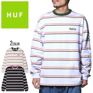 HUF ハフ ロンT 長袖 メンズ ストリート ブランド HUF CO STRIPE CREW KN80078