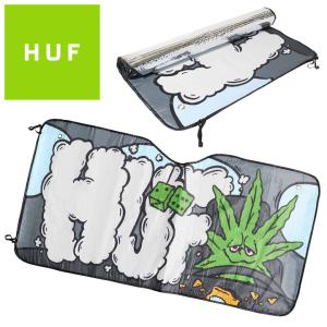 HUF ハフ 車用 サンシェード フロントガラス ストリート ブランド GREEN BUDDY SUNSHADE AC00851｜3direct