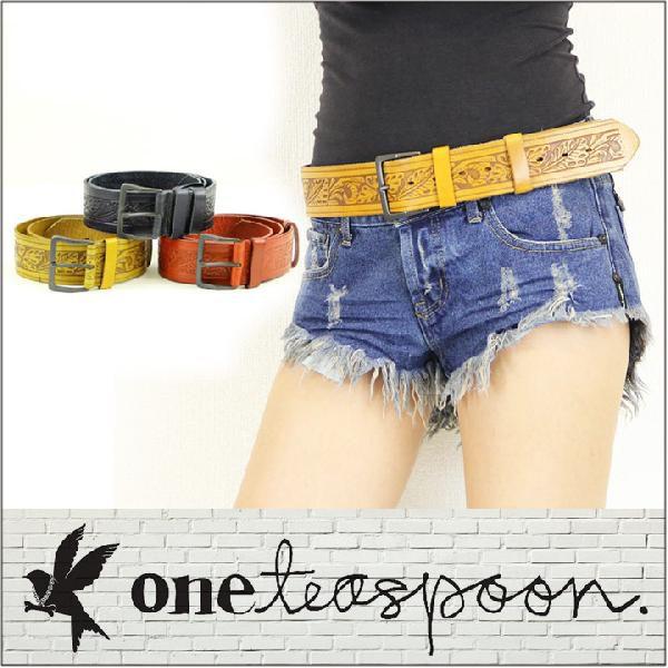 ONE TEASPOON / ワンティースプーン 型押し ベルト MISS MOLLY BELT