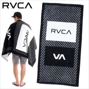 RVCA タオル LOGO TOWEL AI041936 AI041-936 2018年春夏 ブラック/ワンサイズ｜3direct