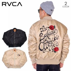 SALE セール RVCA ルーカ ジャケット メンズ BALANCE ROSE MA-1 2019秋冬｜3direct