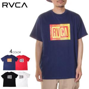 SALE セール RVCA Tシャツ メンズ 半袖Tシャツ Block Chain St BA041-216｜3direct