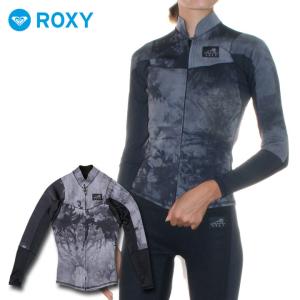 ROXY ウェットスーツ ロキシー レディース タッパー ネオプレーン 長袖 ロゴ サーフ サーフィン SUP 海 ビーチ 1.0 WATER JACKET RWT212901｜3direct