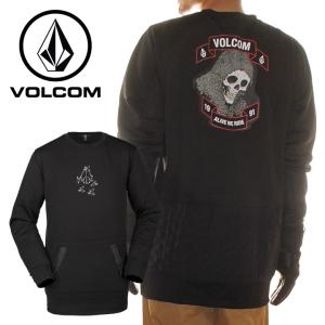 VOLCOM ボルコム スノーウェア インナーシェル メンズ スノーボード トレーナー フリース LET IT STORM CREW FLEECE G4652201 2021-2022｜3direct