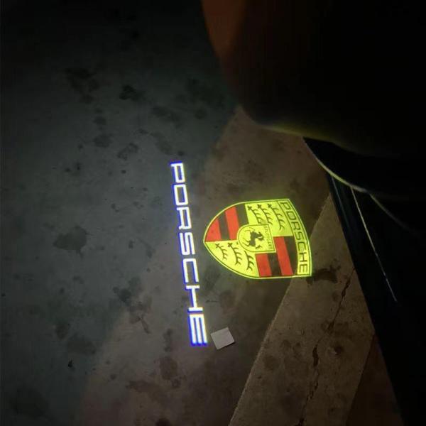 ポルシェ ロゴ LED カーテシ ランプ 911 パナメーラ ケイマン ボクスター 996/997/...