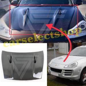 NEWカスタムPORSCHE カイエン 957 リアルカーボン ボンネット テックスタイル 初代カイエン[2006-2009] PORSCHE CAYENNE｜3gastu-store