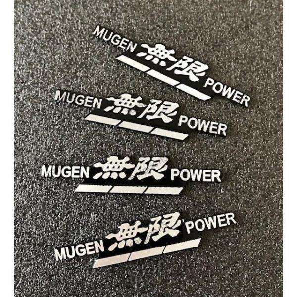 ミニステッカー 無限 MUGEN POWER ホンダ シール オーディオ スピーカー ウインドウ ダ...