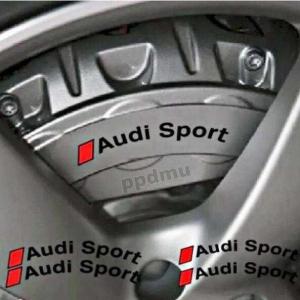 Audi Sport 耐熱デカール ステッカー ドレスアップ ブレーキキャリパー / カバー エンブレム アウディ スポーツ R/RS R8 Q TTRS