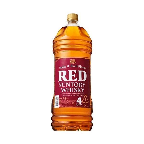 サントリー〈 レッド 〉ペットボトル　39度 4000ml SH【Suntory ウイスキー 日本 ...