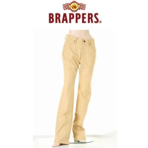 サンプル品 BRAPPERS ブラッパーズ LOT LX105E イエロー ストレートパンツ レディース ストレート パンツ カラーパンツ 婦人服 黄｜3love