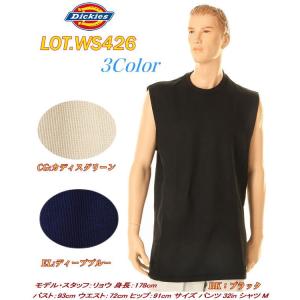 DickiesPERFORMANCE KNIT SHIRTWS426 3Color パフォーマンスニットシャツ 3色 ノースリーブ 1023max10｜3love