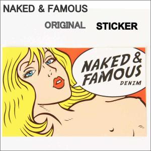 NAKED & FAMOUS Original Sticker ネーキッド＆フェイマス オリジナル ステッカー ネーキッド アンド フェイマス｜3love