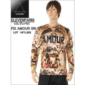 ELEVEN PARIS TEE SHIRTS 14F1LS03 FIX AMOUR SW イレブンパリ スウェット  長袖 イレブンパリス トレーナー トップス｜3love