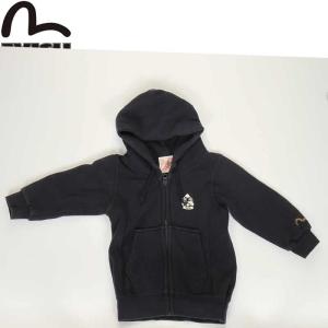 EVISU JEANS USED JUNIOR SIZE ZIP HOODIE SWEAT SHIRTS MARK エヴィス ジーンズ ORIGINAL MARK レギュラー フィット ユーズド トレーナー 日本ブランド｜3love