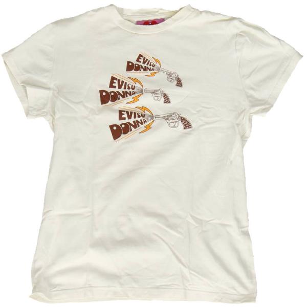 訳あり EVISU エヴィス EVISUSDONNA USED T SHIRTS Ｔシャツ 半袖 プ...