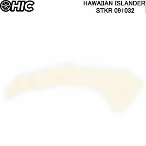 HIC エイチアイシー ステッカー HAWAIIAN ISLANDER STKR 091032 HICドットマーク ハワイ諸島ステッカーシール ステッカー｜3love