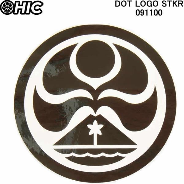 HIC エイチアイシー ステッカーシール DOT LOGO STKR 091100 HICドットマー...