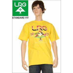 LRG エルアールジー STANDARD FIT T-SHIRTS イエロー Ｔシャツ ＬＲＧ メンズ スケーター ストリート メンズ lrg tシャツ｜3love