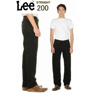 Lee 200 REGULAR STRAIGHT リー 200 USA MODEL レギュラー ストレート LEE 200-8908 DOUBLE BLACK ブラック 黒 クロ｜3love