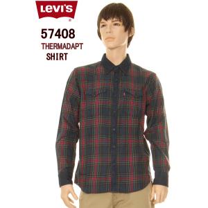 LEVI'S NEW YORK 57408-0020 THERMADAPT サーマダプト ニューヨーク 限定 LIMITED SHIRT リーバイス オーガニック コットン ワークシャツ ナチュラルシャツ｜3love