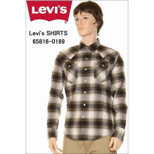 Levi's SHIRTS 65816-0189 リーバイス シャツ ネルシャツ グリーン ワークシャツ ロングスリーブ リーバイスシャツ 長袖シャツ｜3love