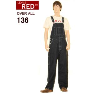 LEVI'S RED A0136-0000 LR OVERALL TILL I GET MY WAY OVER ALL BIG-E RED TAB リーバイス レッドオーバーオール LEVI'S DENIM JEANS｜3love