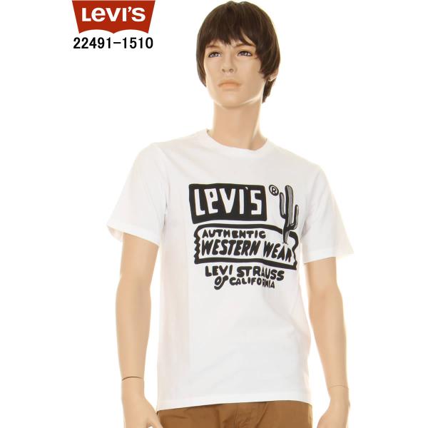 Levi&apos;s T-SHIRTS 22491-1510 スタンダード グラフィックTシャツ ホワイト ...