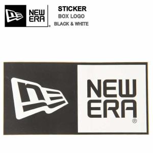 NEW ERA Die-cut Box Logo ニューエラ ダイカット ボックスロゴ ステッカー ブラック ホワイト　黒 白 ニュー エラステッカー｜3love