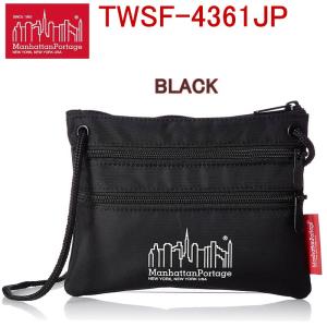 マンハッタンポーテージ メッセンジャーバッグ ManhattanPortage MPTZP TWSF-4361JP Triple Zipper Pouch Waist Bag ブラック