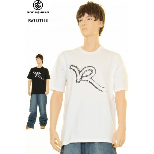 ROCA WEAR RW173T12S ロカウェア Tシャツ ロゴｔシャツ プリント ファッションブ...