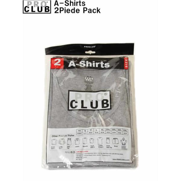 PRO CLUB 112 A-SHIRTS 2P プロクラブ タンクトップ メンズ 大きいサイズ 無...