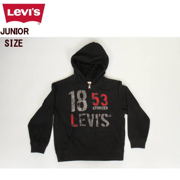 LEVI&apos;S USED RELAXED HOODIE BLACK BLAZER リーバイス ジュニア...