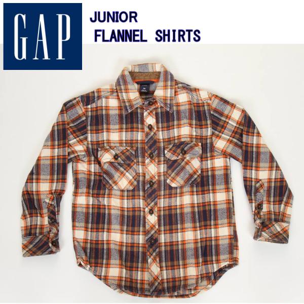 GAP USED JUNIOR FLANNEL SHIRT Kids Osyare Check Sh...