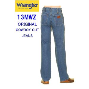 Wrangler 13MWZ DEAD STOCK M1130-28 DARK STONE WASH USA 限定モデル ラングラー 13MWZ Wrangler COWBOY CUT JEANS USA MODEL｜3love