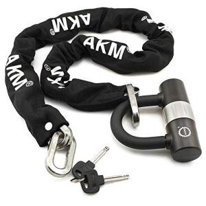 【特価セール】AKM バイクロック極太チェーンロック φ(直径)10mm×300 Amazon.co.jp: AKM バイクロック【高い耐切断性】極太チェーンロック φ