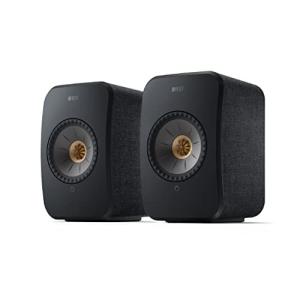KEF LSX Ⅱ ワイヤレスHiFiブックシェルフスピーカー カーボンブラック Amazon.co.jp: KEF LSX II - ワイヤレスHiFiブックシェルフ スピーカー
