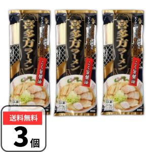 喜多方ラーメン みうら食品 スープ付 乾麺 ラーメン こく旨醤油味 （2食入×3袋）×3袋セット