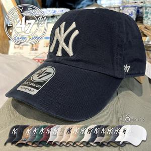 47brand キャップ ヤンキース ニューヨーク clean up ローキャップ メンズ レディース チームロゴ ストリート サーフ 帽子 Yankees '47 Clean Up RGW17GWS