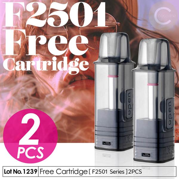 電子タバコ F2501 フリーカートリッジ お好みのリキッドを楽しめる 5000パフ 0.9Ω 6....