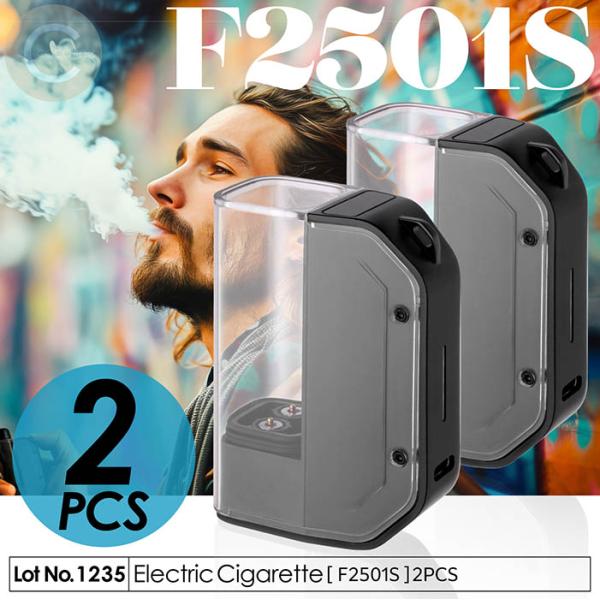 電子タバコ F2501S 2本セット VAPE 12.8W 1.0Ω 2000パフ すぐに吸い始めら...